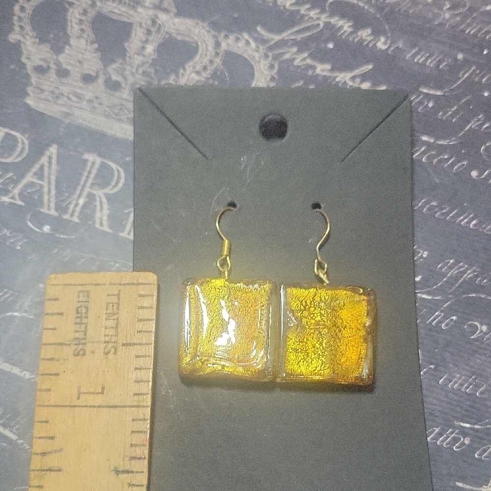 Elegant Gold Dangle Earrings